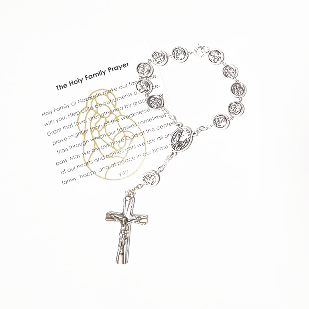 Holy Family Silver Decade Rosary
