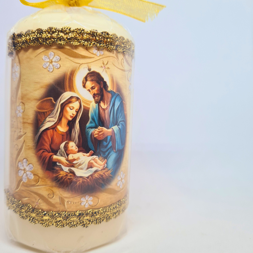 Holy Family Candle
