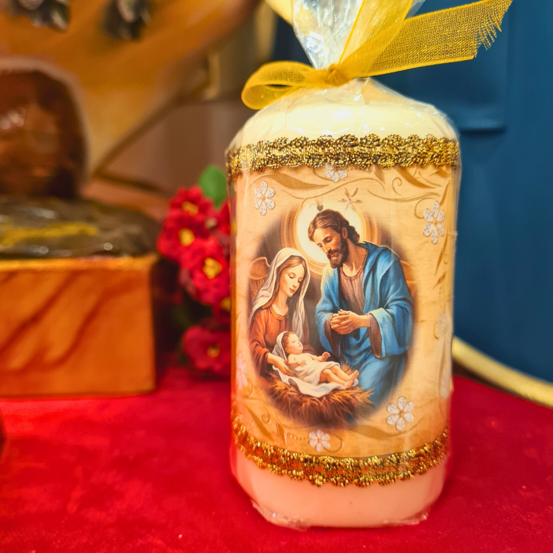 Holy Family Candle
