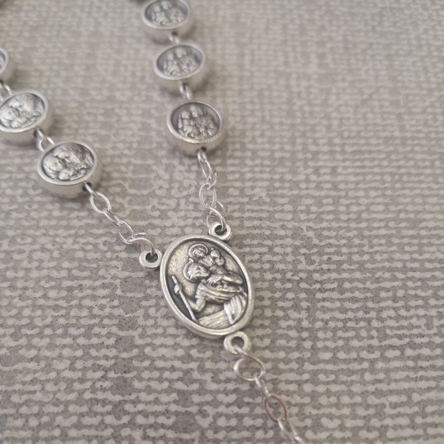 Holy Family Silver Decade Rosary