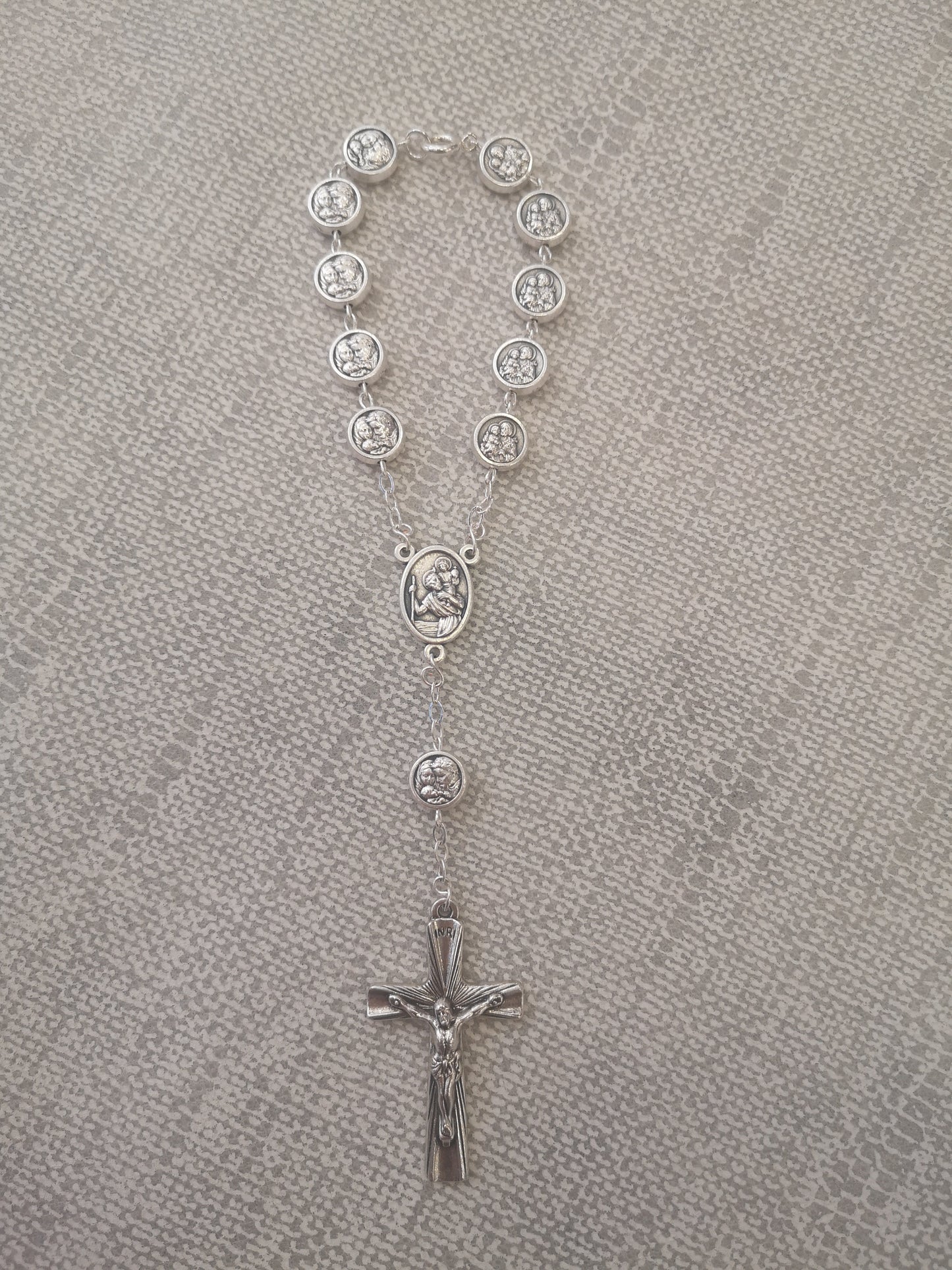 Holy Family Silver Decade Rosary