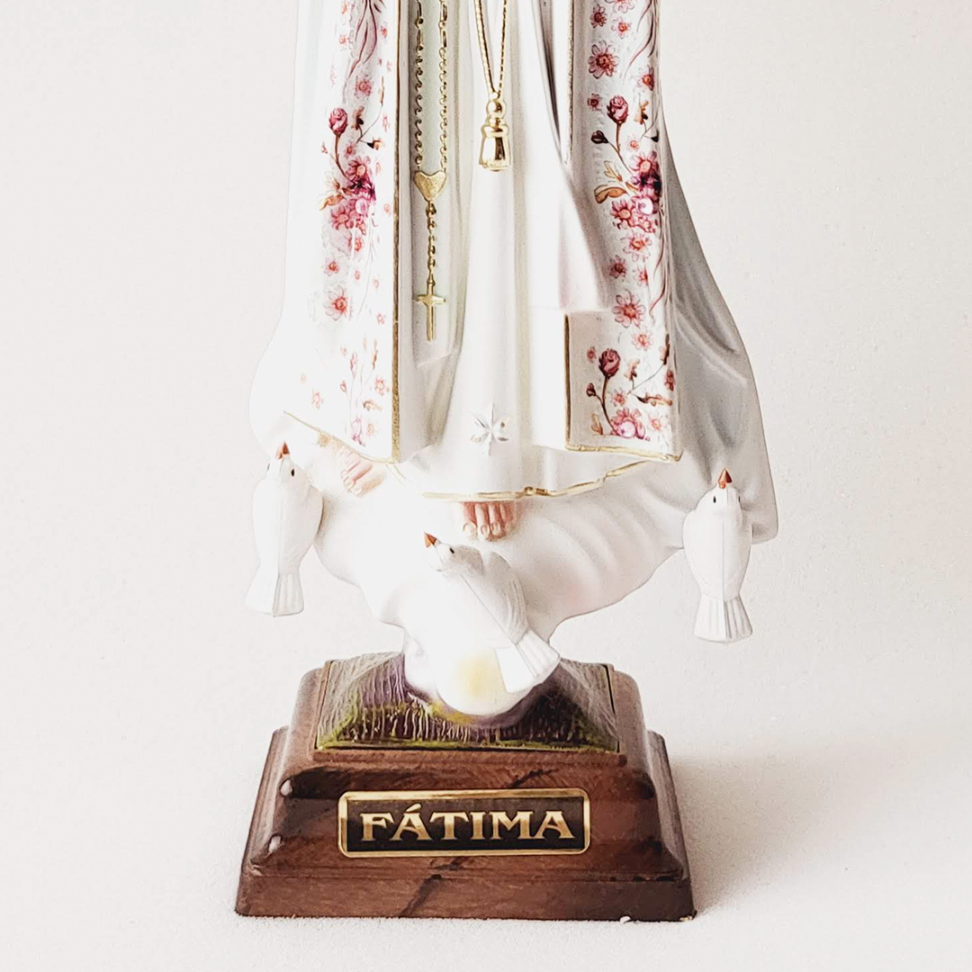 Our Lady of Fatima - Rose Flowers - 11.8'' | 30cm