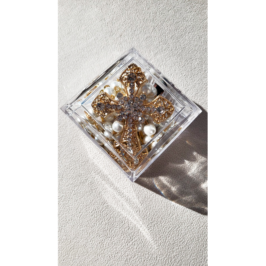 Pearl Glass Rosary
