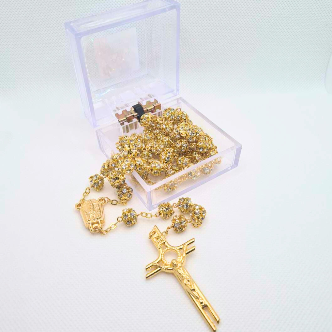 Premium Golden Rosary of Fatima