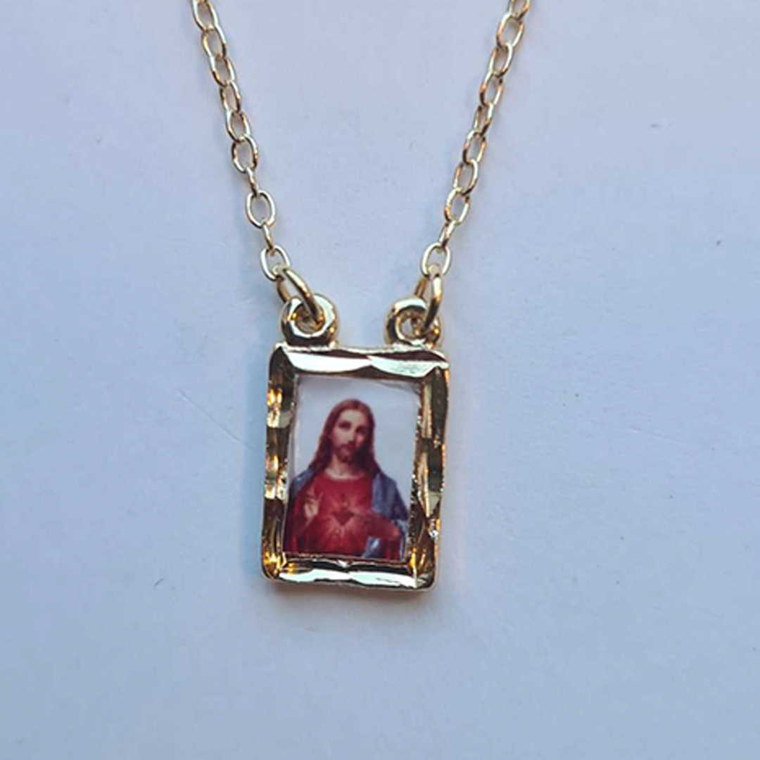 Scapular - Our Lady of Mount Carmel and Sacred Heart of Jesus