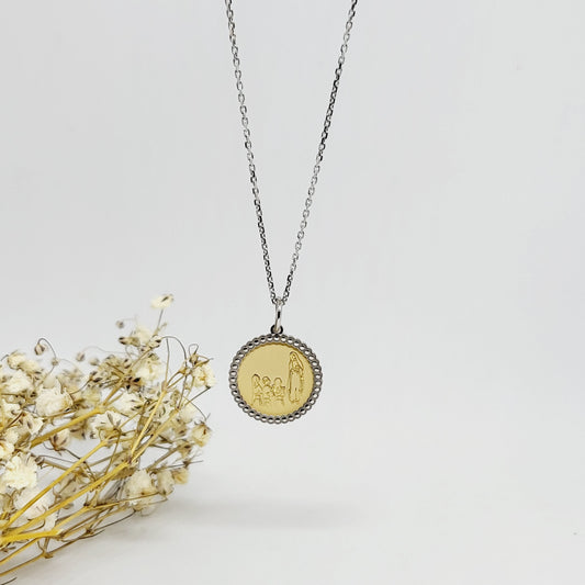 Necklace - Apparitions of Our Lady of Fatima [Sterling Silver]