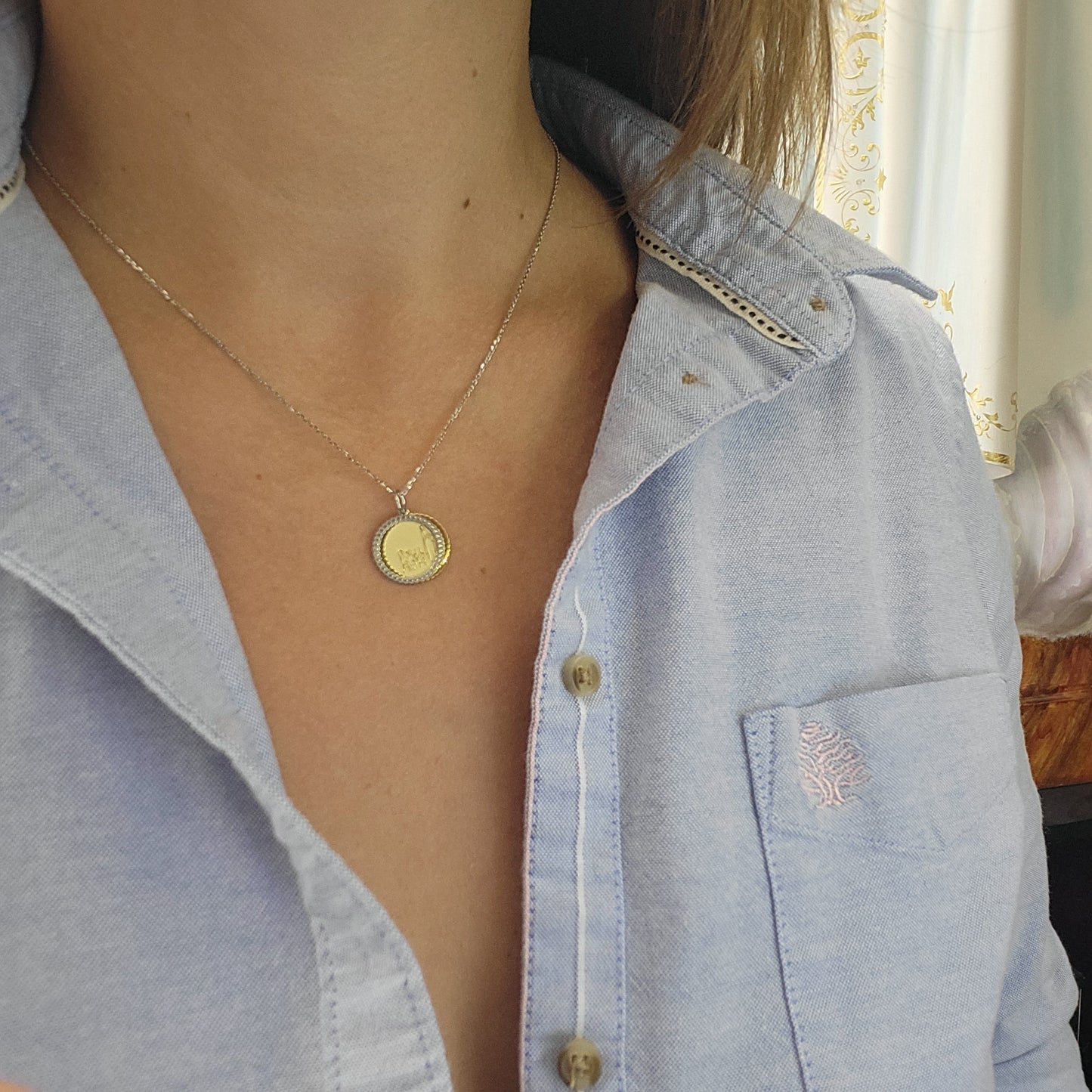 Necklace - Apparitions of Our Lady of Fatima [Sterling Silver]
