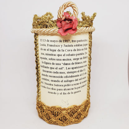 Our Lady of Fatima Candle holder