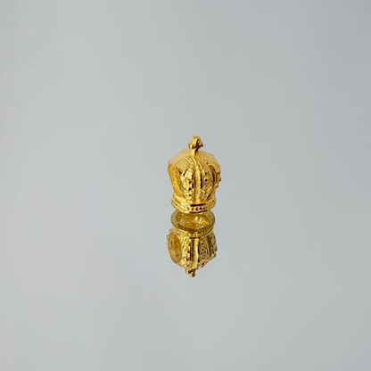 Crown - Golden Pandora Charm [Sterling Silver]