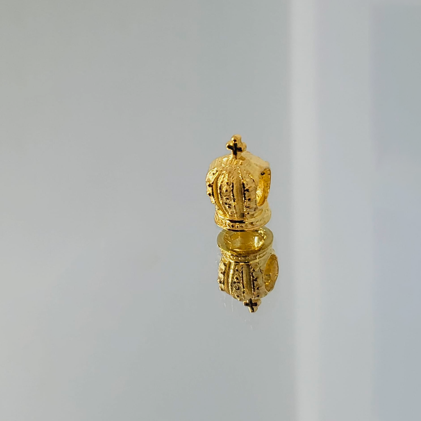Crown - Golden Pandora Charm [Sterling Silver]