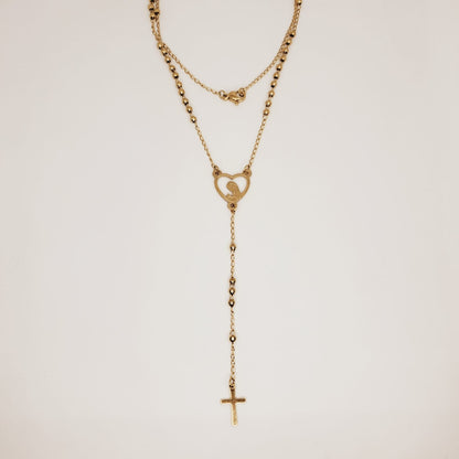 Golden Our Lady of Fatima Rosary