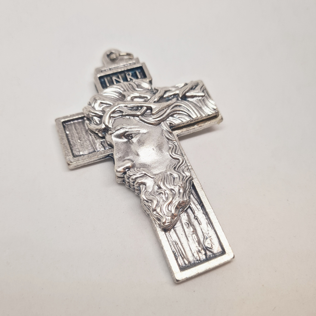 His Face Cross [Silver]