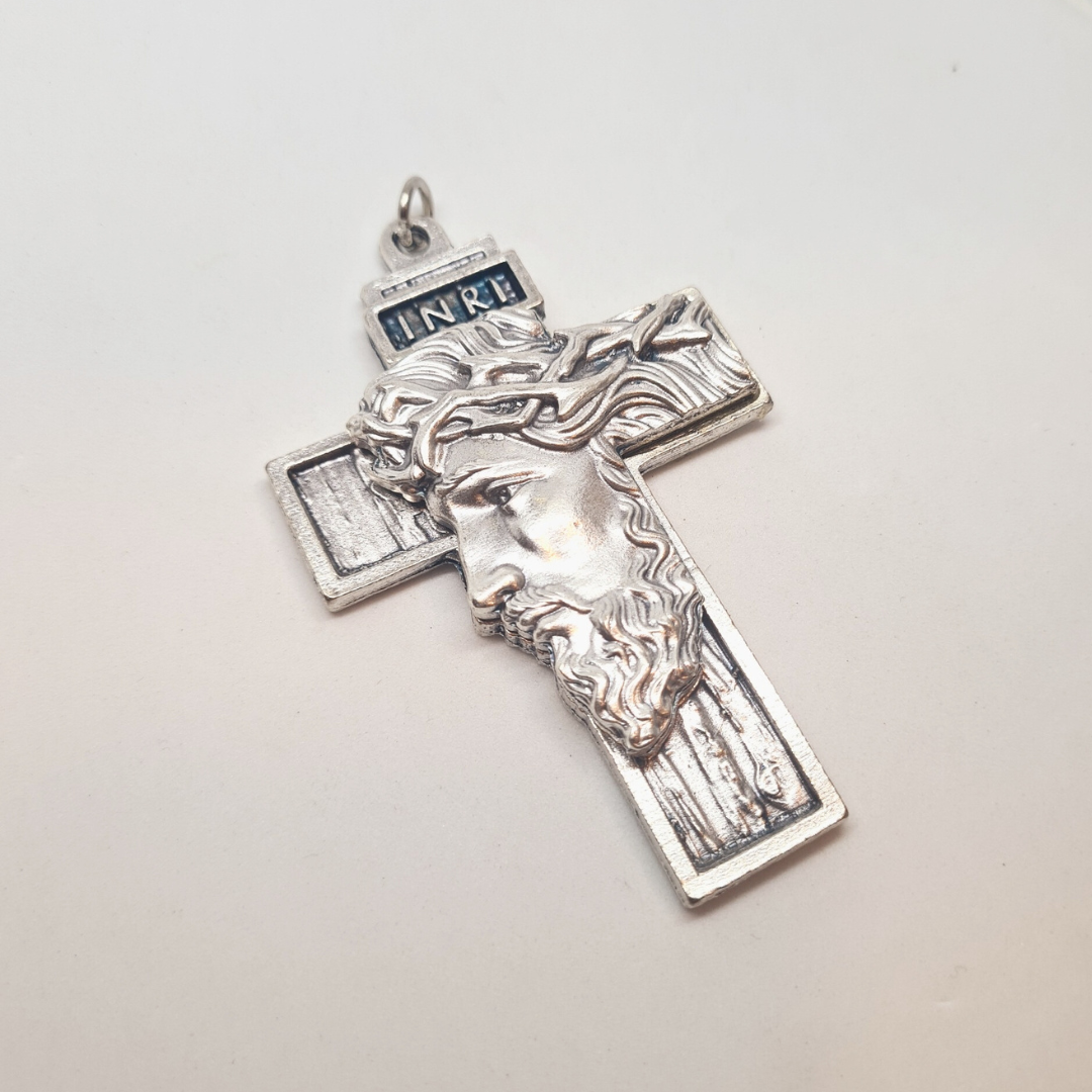 His Face Cross [Silver]