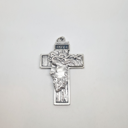 His Face Cross [Silver]