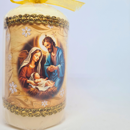 Holy Family Candle