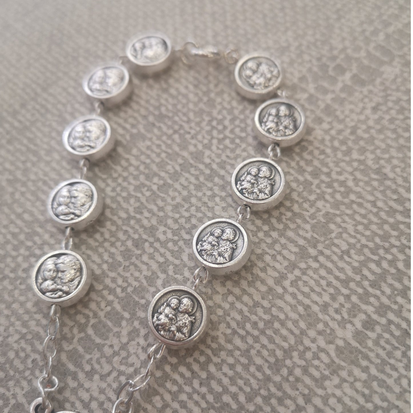 Holy Family Silver Decade Rosary