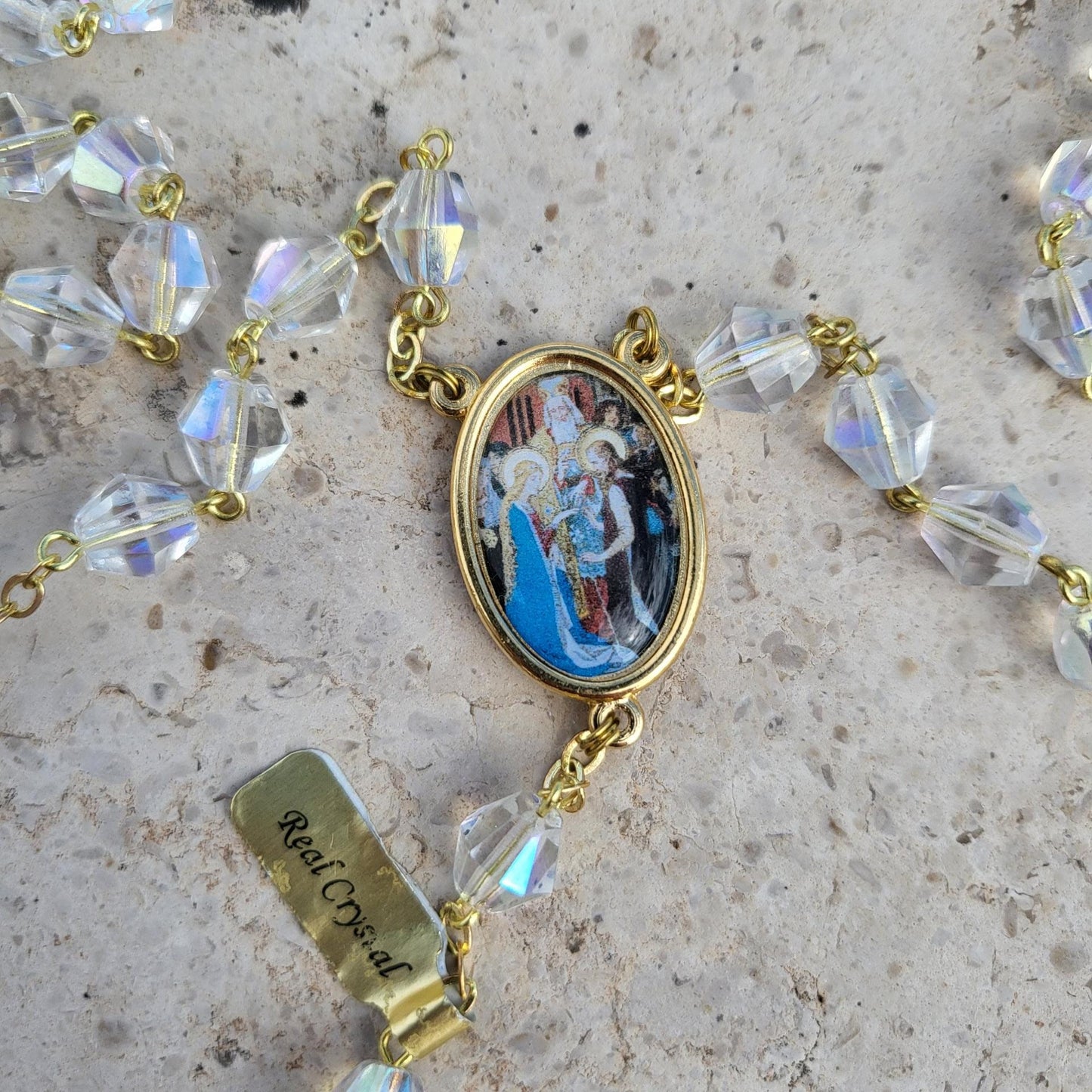 Premium Golden Marriage Rosary