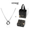 Elegant black necklace 60cm + 5cm [Selection Gift Box-great value!]!]