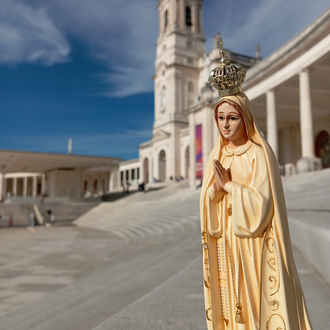 Our Lady of Fatima - Patina Painting [ 11.8 | 30cm]