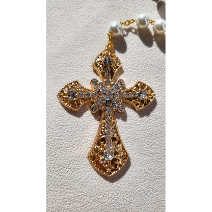 Pearl Glass Rosary