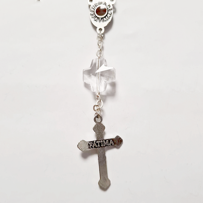 Red Crystal Decade Rosary