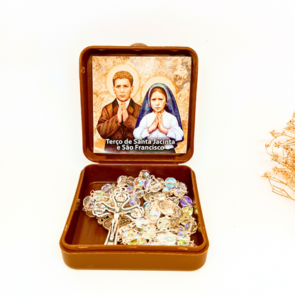 Saint Francisco and Saint Jacinta Crystal Rosary