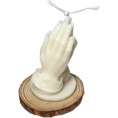 Cross your hands to pray for aromatherapy candles New Year's hands folded Good luck blessing decorative ornaments scented candle