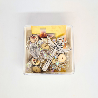 Stations of the Cross Crystal Rosary [NEW]