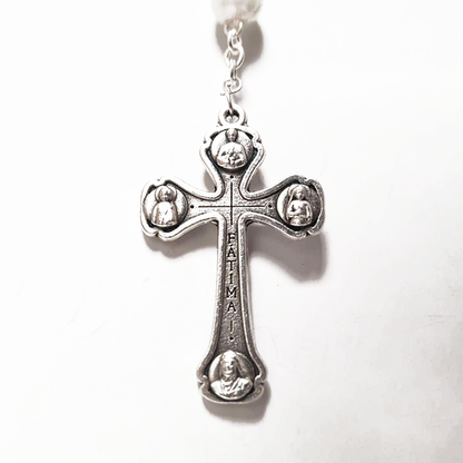 Tree of Life - Pearl White Rosary