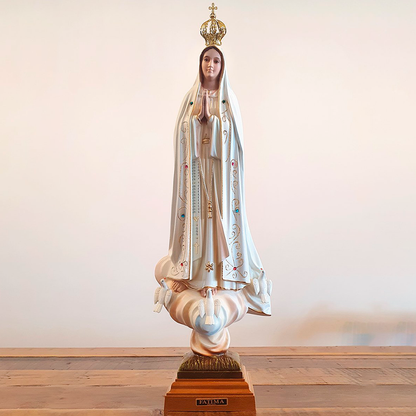 Official Our Lady of Fatima w/ 3 Little Shepherds Praying