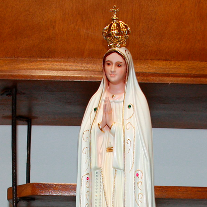 Official Our Lady of Fatima w/ 3 Little Shepherds Praying