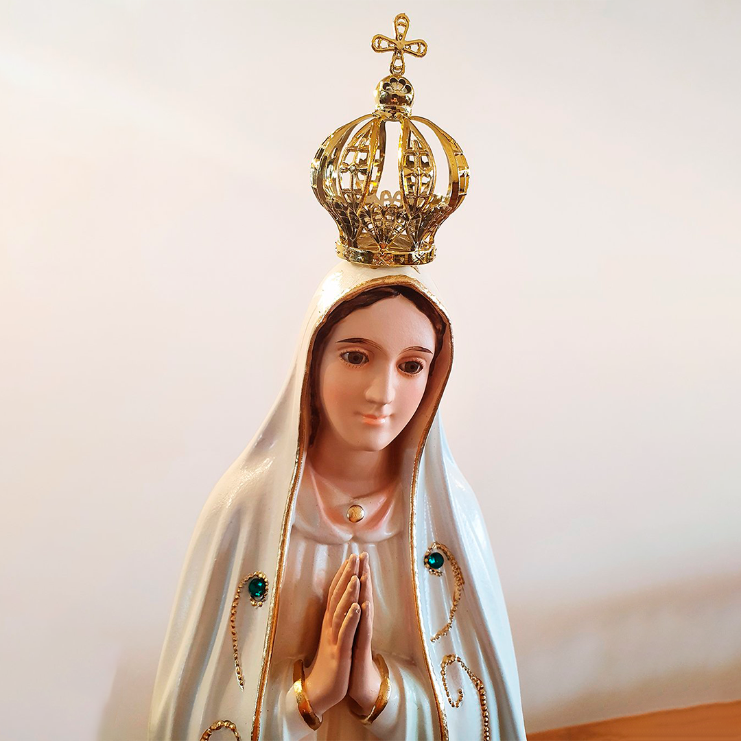 Official Our Lady of Fatima w/ 3 Little Shepherds Praying